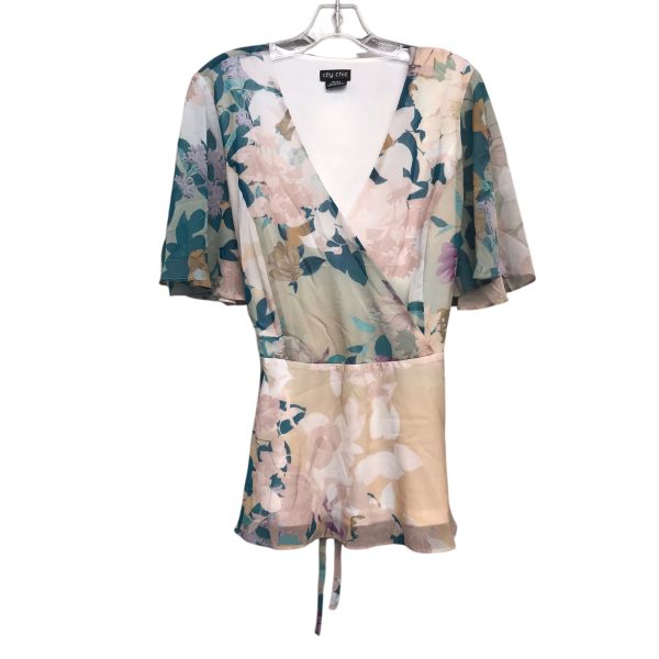 Top Ss By City Chic In Floral Print, Size:L Supply