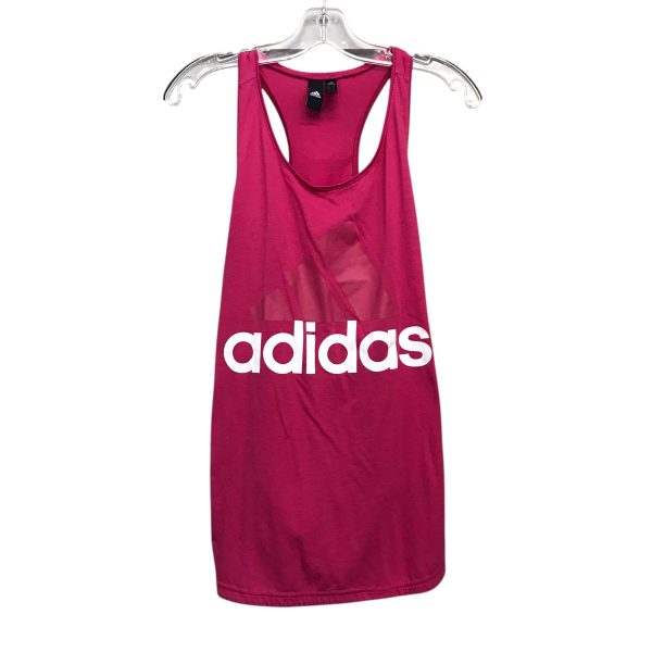 Athletic Tank Top By Adidas In Pink, Size:Xl Online Hot Sale