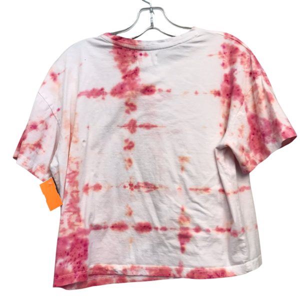 Top Ss Basic By Isa & Ella In Tie Dye Print, Size:Xl Online now - Image 3