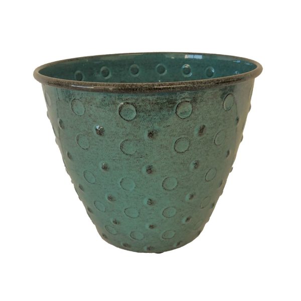 Robert Allen MPT02543 Mandalay Round Planter, 8 Inch For Discount